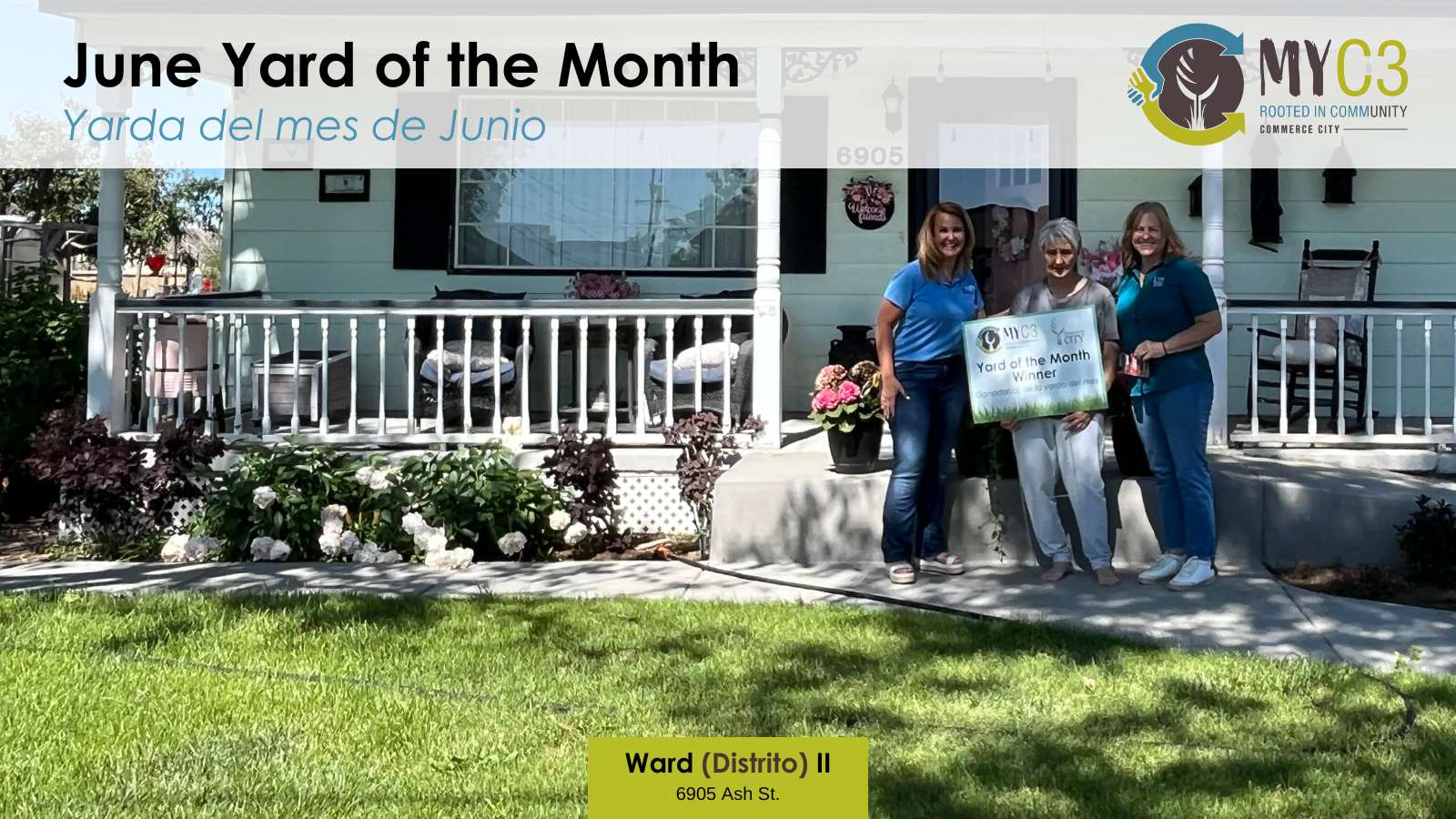 June Ward II Yard of the Month Winner
